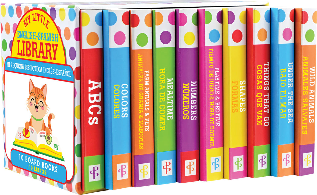 Book cover for My Little Library of Bilingual Board Books - (Set of 10 English-Spanish Board Books)