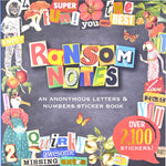 Book cover for Ransom Notes Sticker Book (Over 2100 Stickers!)