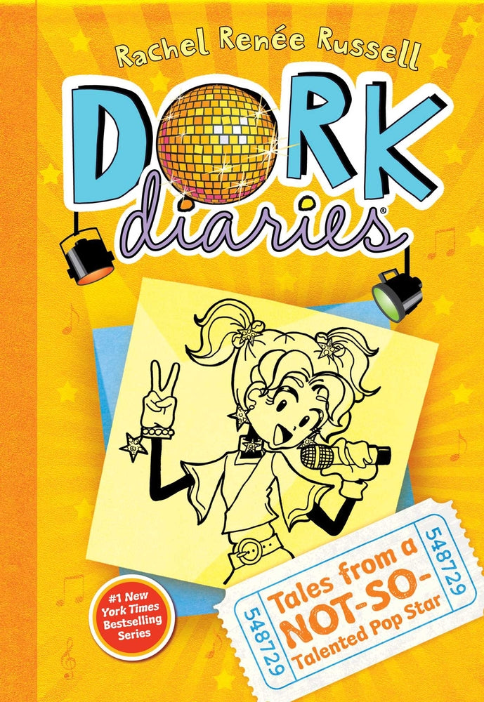 Book cover for Dork Diaries 3: Tales from a Not-So-Talented Pop Star