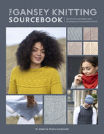 Book cover for Gansey Knitting Sourcebook: 150 Stitch Patterns and 10 Projects for Gansey Knits