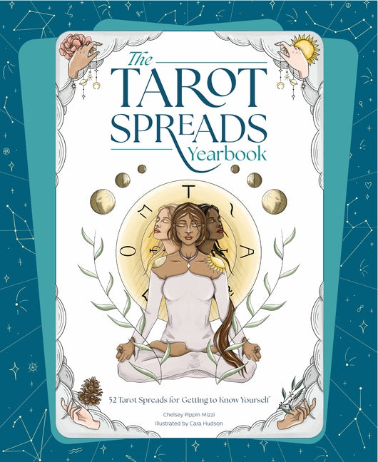 Book cover for Tarot Spreads Yearbook: 52 Tarot Spreads for Getting to Know Yourself