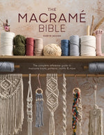 Book cover for The Macrame Bible: The Complete Reference Guide to Macrame Knots, Patterns, Motifs and More