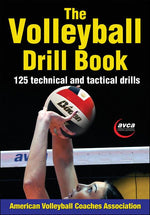 Book cover for The Volleyball Drill Book