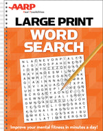 Book cover for AARP Large Print Word Search