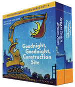 Book cover for Goodnight, Goodnight, Construction Site and Steam Train, Dream Train Board Books Boxed Set