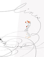 Book cover for Lines: (Wordless Kids Books, Children's Winter Books, Ice Skating Story for Kids)