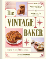 Book cover for Vintage Baker: More Than 50 Recipes from Butterscotch Pecan Curls to Sour Cream Jumbles