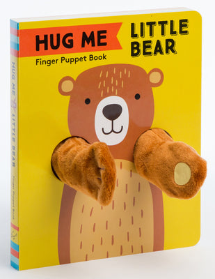 Book cover for Hug Me Little Bear: Finger Puppet Book: (Baby's First Book, Animal Books for Toddlers, Interactive Books for Toddlers)
