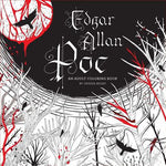 Book cover for Edgar Allan Poe: An Adult Coloring Book
