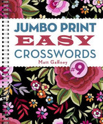Book cover for Jumbo Print Easy Crosswords #9