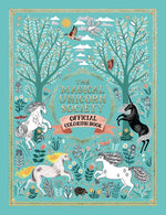 Book cover for The Magical Unicorn Society Official Coloring Book