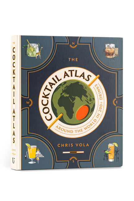 Book cover for Cocktail Atlas: Around the World in 200+ Drinks - A Cocktail Book
