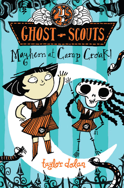 Book cover for Mayhem at Camp Croak!