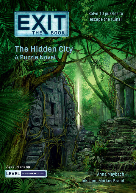 Book cover for Exit: The Book - The Hidden City: A Puzzle Novel (Co-Edition)