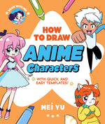 Book cover for Draw with Mei: How to Draw Anime Characters: With Quick and Easy Templates
