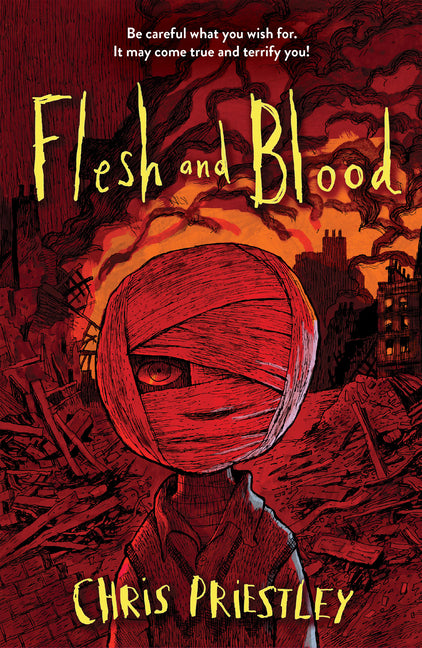 Book cover for Flesh and Blood (High Readability)
