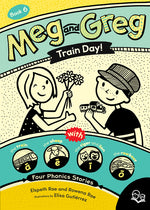 Book cover for Meg and Greg: Train Day!