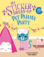 Book cover for My Sticker Dress-Up: Pet Pajama Party!