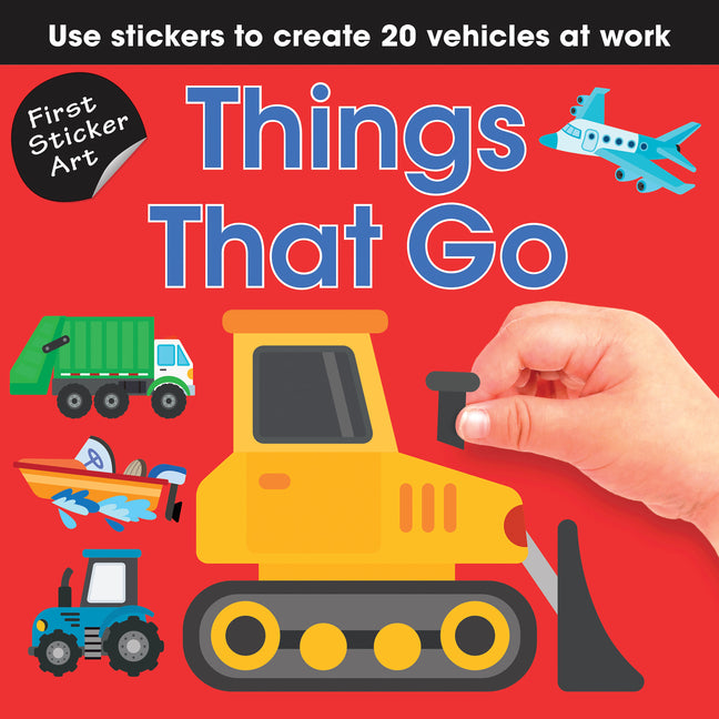 Book cover for First Sticker Art: Things That Go