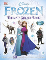 Book cover for Ultimate Sticker Book: Frozen: More Than 60 Reusable Full-Color Stickers