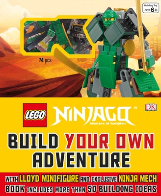 Book cover for Lego(r) Ninjago: Build Your Own Adventure: With Lloyd Minifigure and Exclusive Ninja Merch, Book Includes More Than 50 Buil
