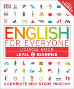 Book cover for English for Everyone: Level 1: Beginner, Course Book: A Complete Self-Study Program