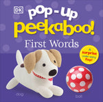 Book cover for Pop-Up Peekaboo! First Words: A Surprise Under Every Flap!