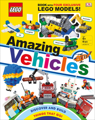 Book cover for Lego Amazing Vehicles