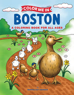 Book cover for Color Me in Boston: A Coloring Book for All Ages