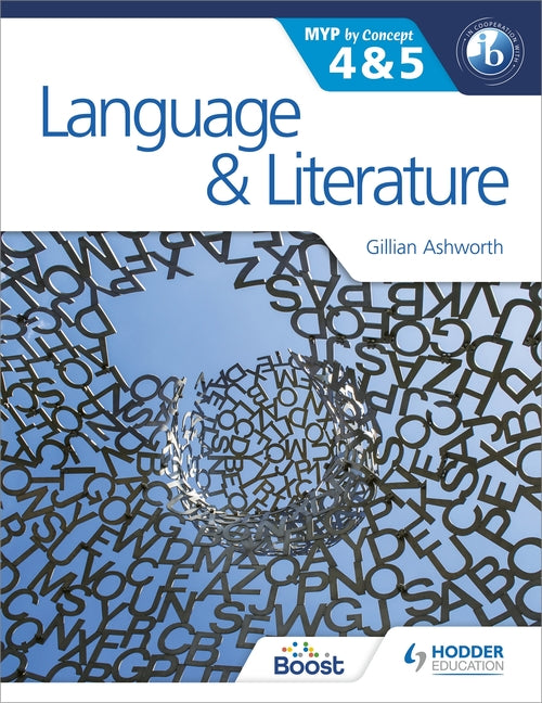 Book cover for Language and Literature for the IB MYP 4 & 5: Hodder Education Group