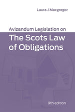 Book cover for Avizandum Legislation on the Scots Law of Obligations
