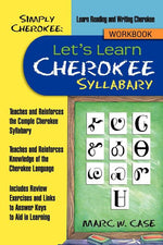 Book cover for Simply Cherokee: Let's Learn Cherokee: Syllabary