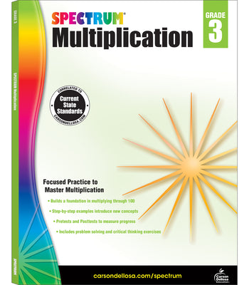 Book cover for Multiplication Workbook, Grade 3
