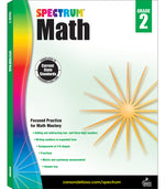Book cover for Spectrum Math Workbook, Grade 2