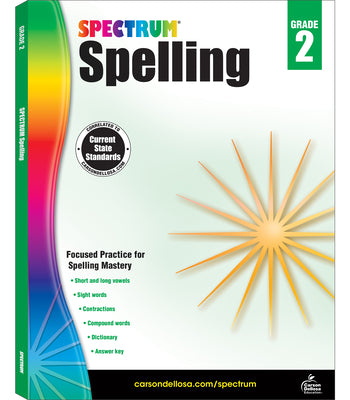 Book cover for Spectrum Spelling, Grade 2