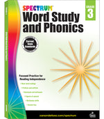 Book cover for Spectrum Word Study and Phonics, Grade 3