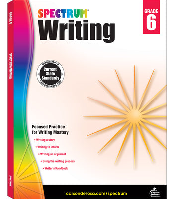 Book cover for Spectrum Writing, Grade 6
