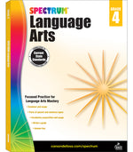 Book cover for Spectrum Language Arts, Grade 4