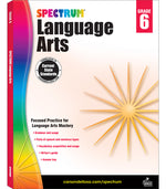 Book cover for Spectrum Language Arts, Grade 6