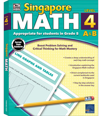 Book cover for Singapore Math, Grade 5: Volume 25