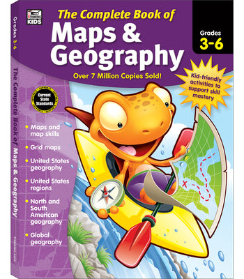 Book cover for The Complete Book of Maps & Geography, Grades 3 - 6
