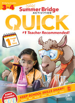 Book cover for Summer Bridge Activities(r) Quick, Grades 3 - 4