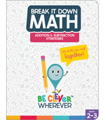 Book cover for Break It Down Addition & Subtraction Strategies Reference Book