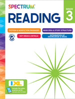 Book cover for Spectrum Reading Workbook, Grade 3