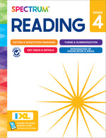 Book cover for Spectrum Reading Workbook, Grade 4