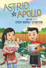 Book cover for Astrid and Apollo and the Sticky Noodle Situation