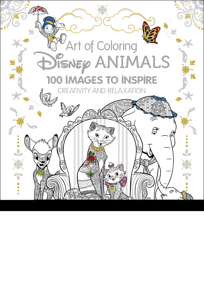 Book cover for Art of Coloring: Disney Animals: 100 Images to Inspire Creativity and Relaxation