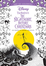 Book cover for Art of Coloring: Tim Burton's the Nightmare Before Christmas: 100 Images to Inspire Creativity