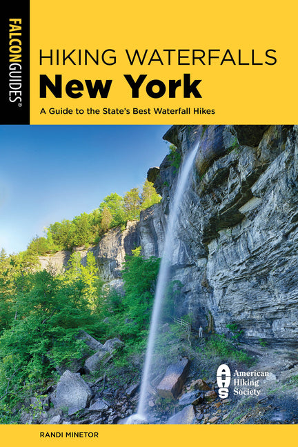 Book cover for Hiking Waterfalls New York