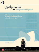 Book cover for Justinguitar Beginner's Songbook: 100 Classic Songs Specially Arranged for Beginner Guitarists with Performance Tips
